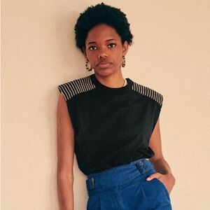 Sezane Robin white muscle top XS